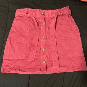 Abercombie button up skirt. High waisted
